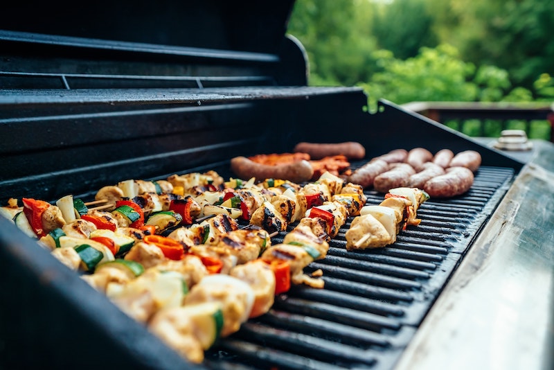 barbecue for garden parties