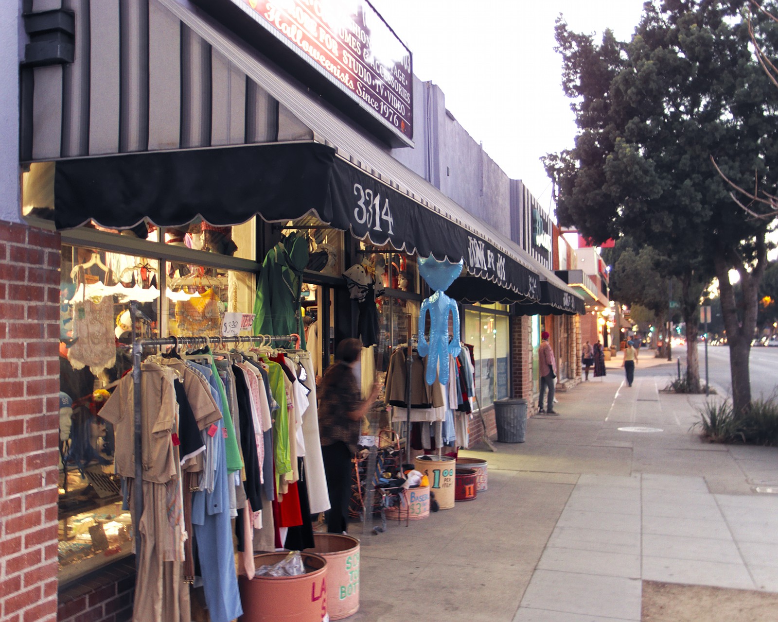 Vintage clothing store